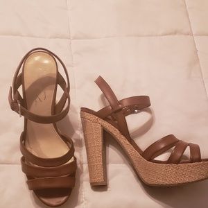 Marc Fishar ankle strap heeled sandal